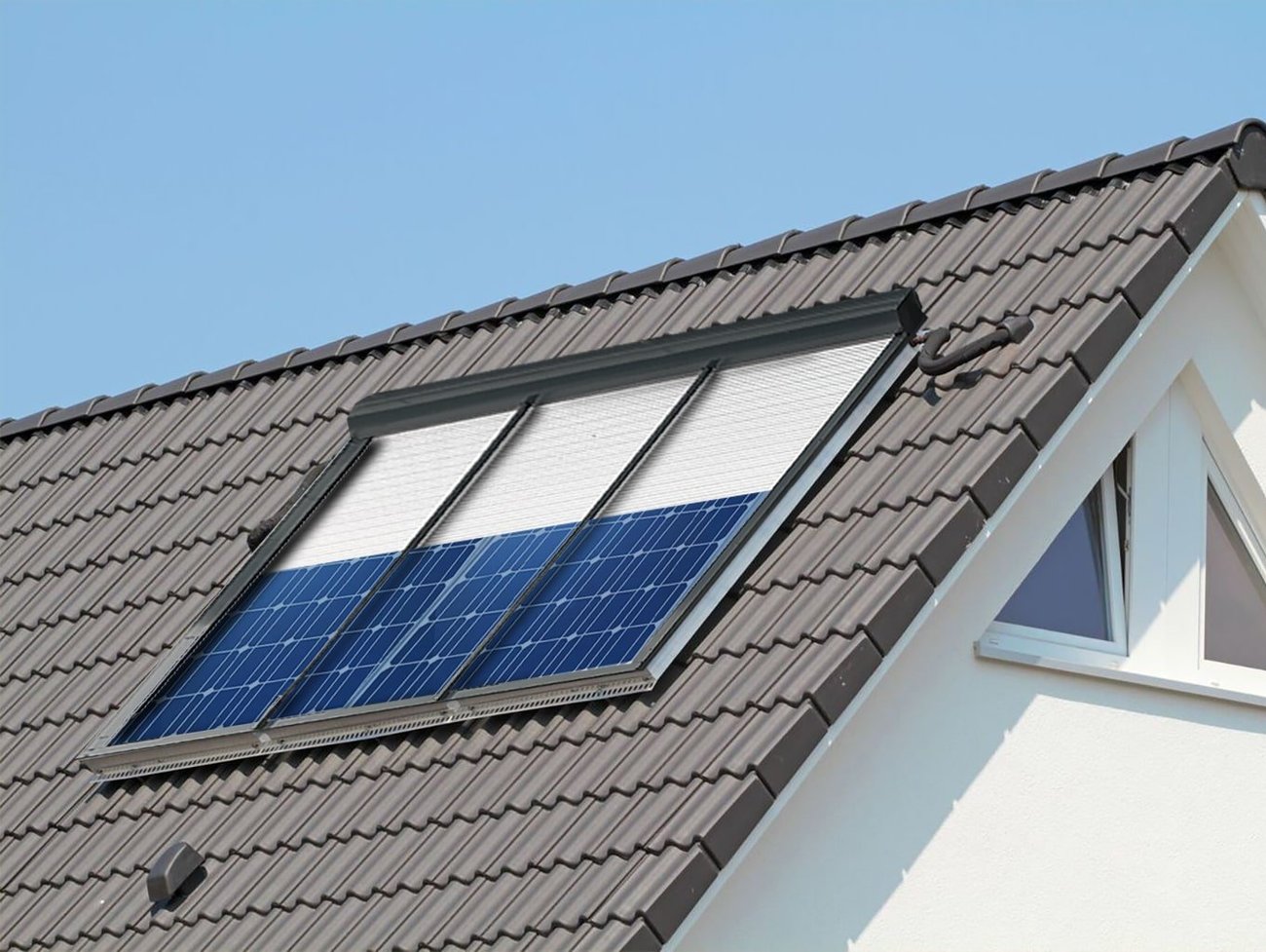 Dachbeschattung mit Solaranlage