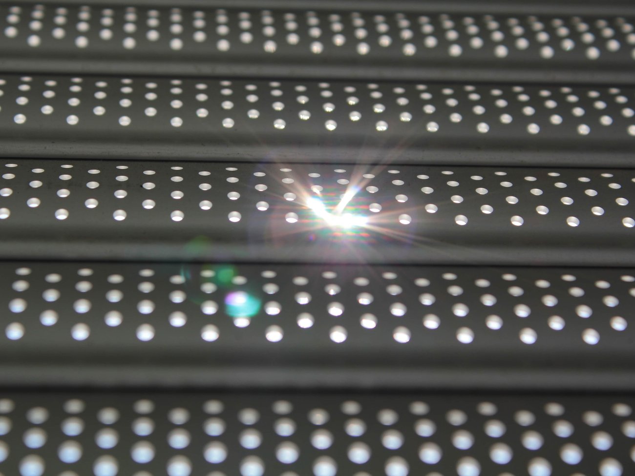 perforated slats