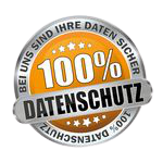 [Translate to Schweiz:] 100% Datenschutz Logo